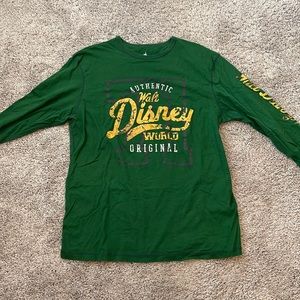 Long sleeve Men’s green Walt Disney World shirt. Size L
